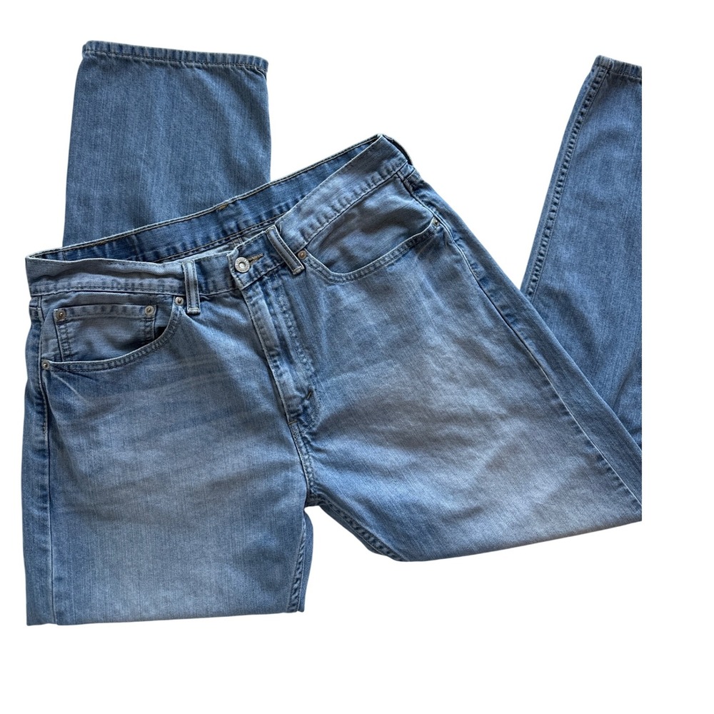 Levi's 505 Light Wash‎ Denim Jeans, Relaxed Fit Jeans, Cotton Blend Men's 34x30